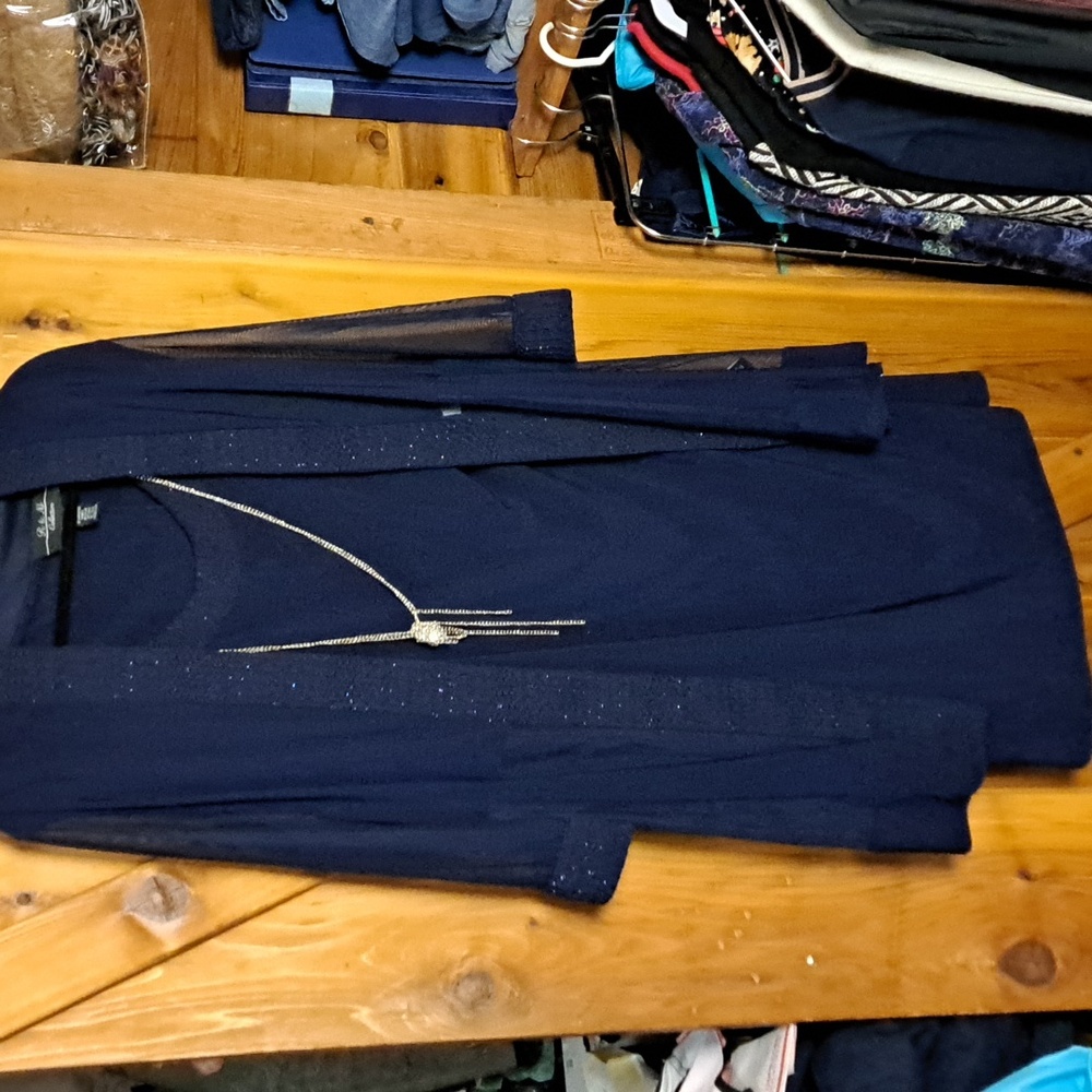 R & M collection  16 party, wedding christmas  dress navy Today Special